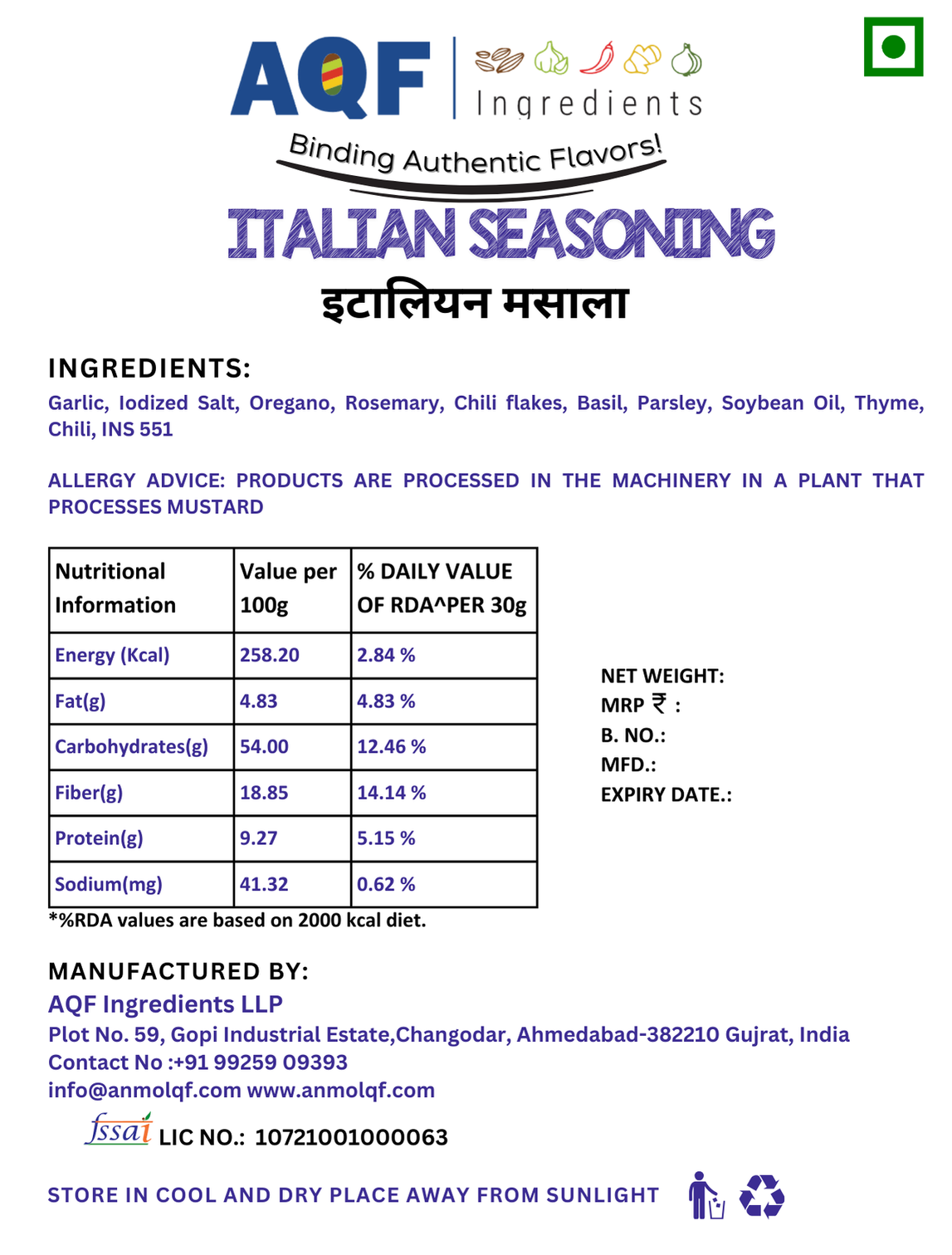 Italian Seasoning