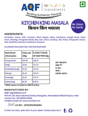 No Onion No Garlic Kitchen King Masala